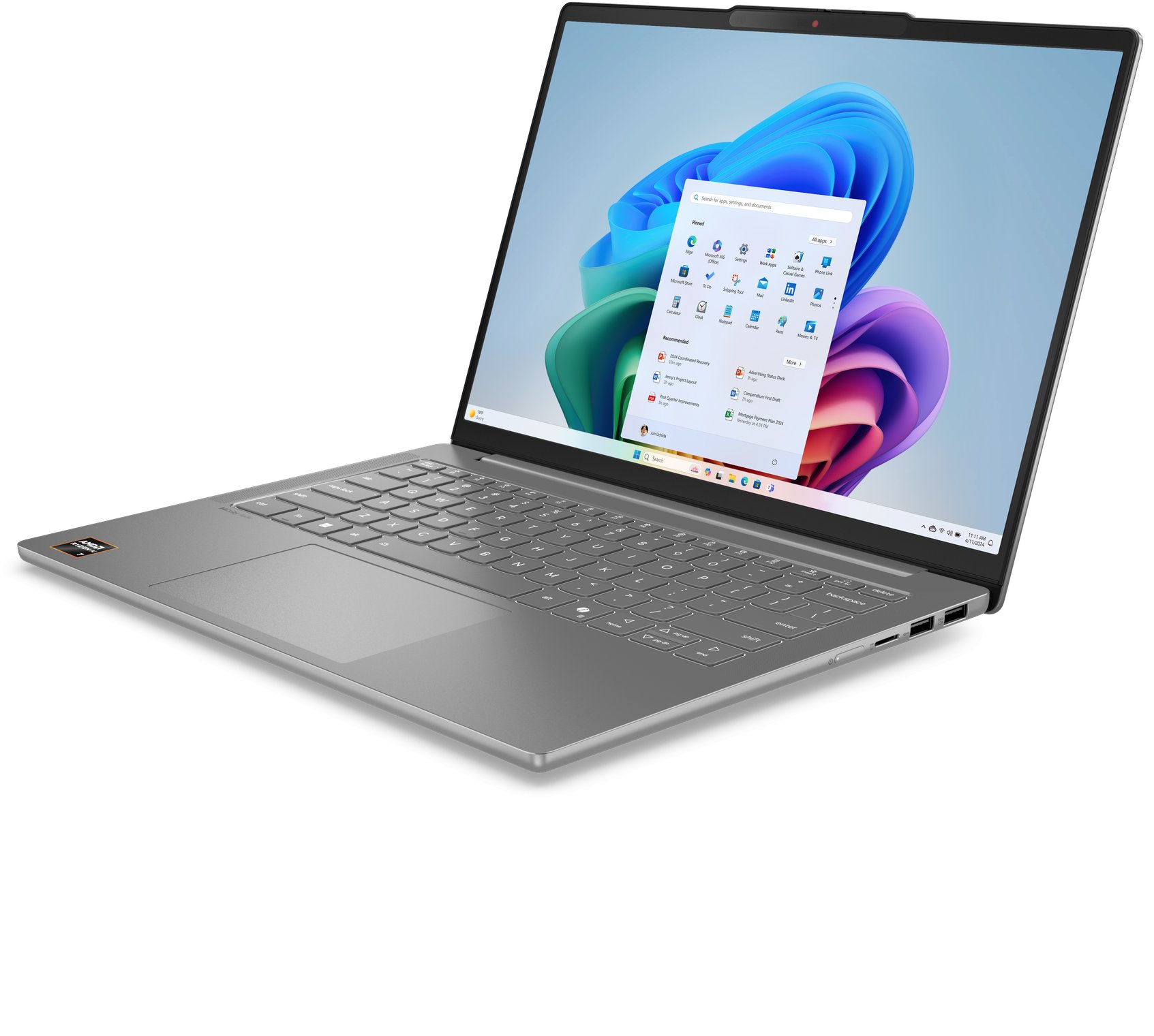 Laptop Lenovo IdeaPad Slim 5 14", AMD Ryzen 5, 16GB RAM, 512GB SSD, gri