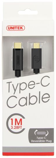 Kabllo Unitek USB-C në microUSB, 1 m (Y-C473BK), e zezë