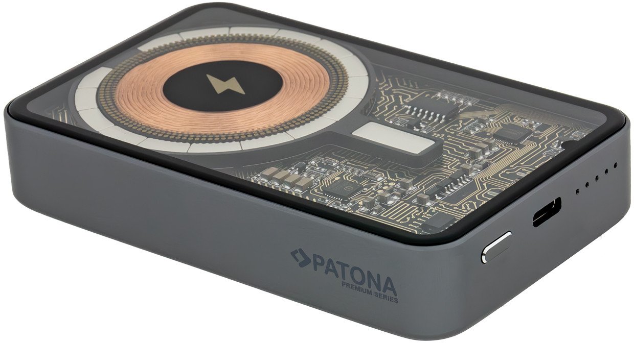 Karikues portativ PATONA Premium Clear 3.0, 10000mAh, PD 20W, transparent