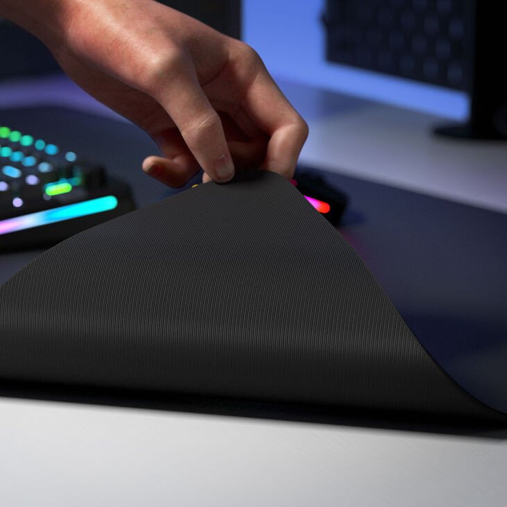Mousepad gaming GMP 2 Edgeless Cloth, madhësia 3XL, i zi