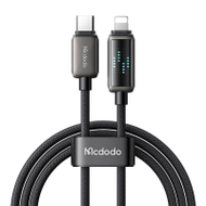 Kabllo karikimi Mcdodo CA-2630 USB C në Lightning, 36W, 1.2m, e zezë