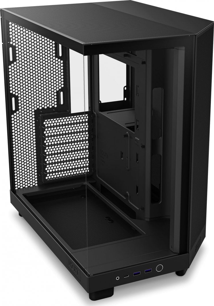 Kasë Nzxt H6 Flow, e zezë