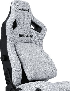 Karrige lojërash AndaSeat Kaiser 4 Series, madhësia L, material liri, gri e hapur