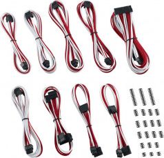 Set kabllosh CableMod ZUAD-1024, për Corsair RM RMx, ModFlex, të bardhë kuqe