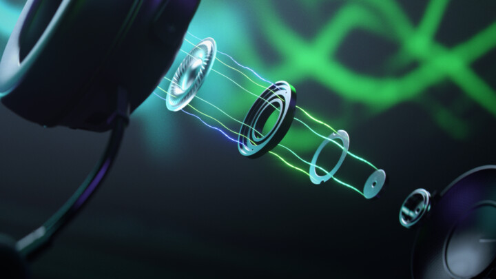 Kufje Razer Kraken V3 Hypersense, të zeza