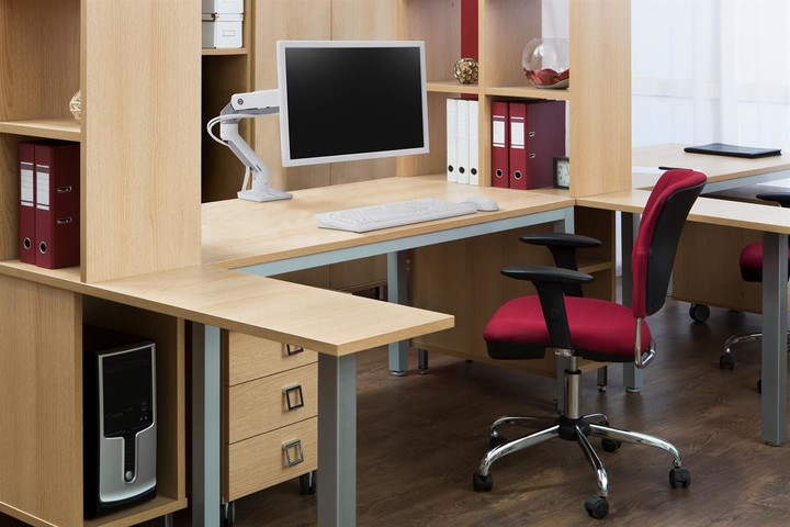 Mbajtëse e monitorit Ergotron HX Desk, 42", e bardhë