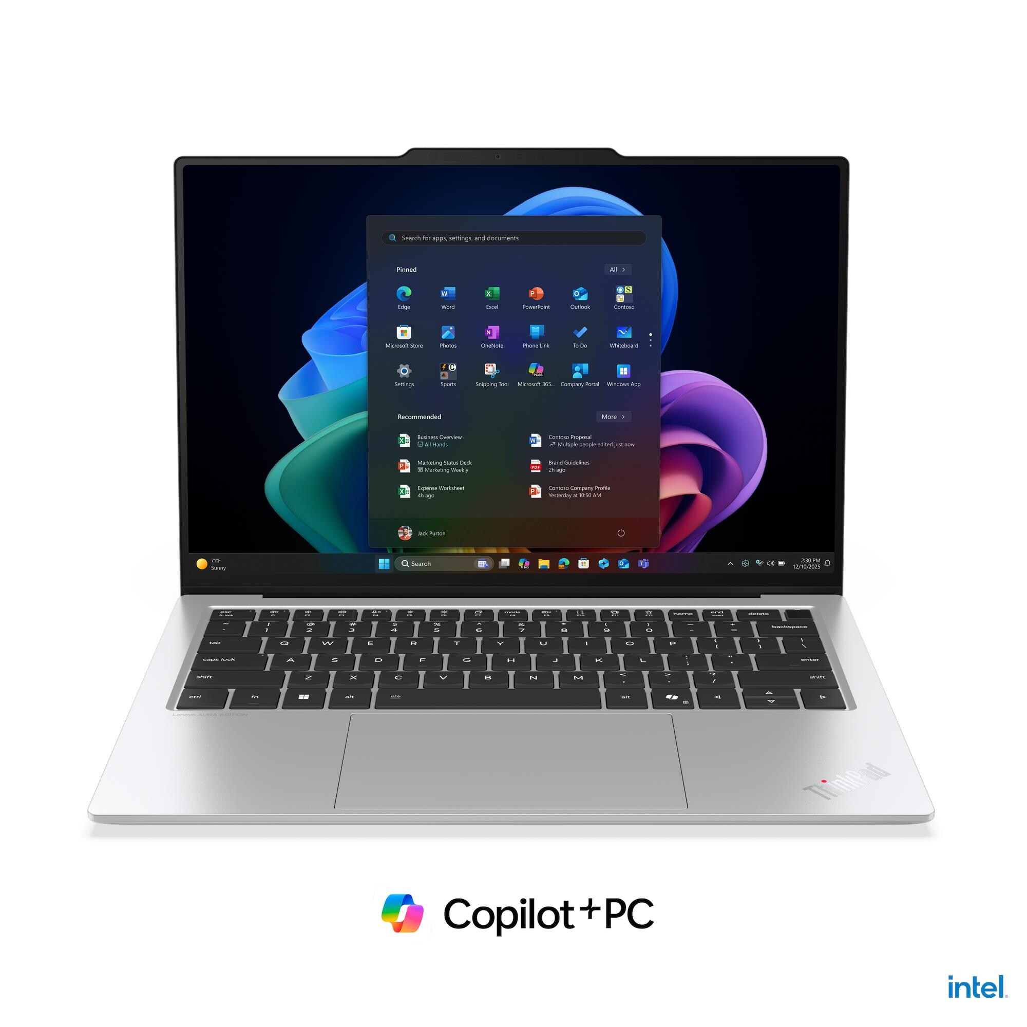 Laptop Lenovo ThinkPad X9 14 Gen 1 Aura, 14" 2.8K OLED, Intel Core Ultra 7, 32GB RAM, 1TB SSD