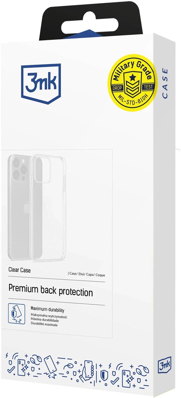Mbulesë telefoni 3MK Clear Case për Samsung Galaxy A17 5G, silikon TPU, transparente