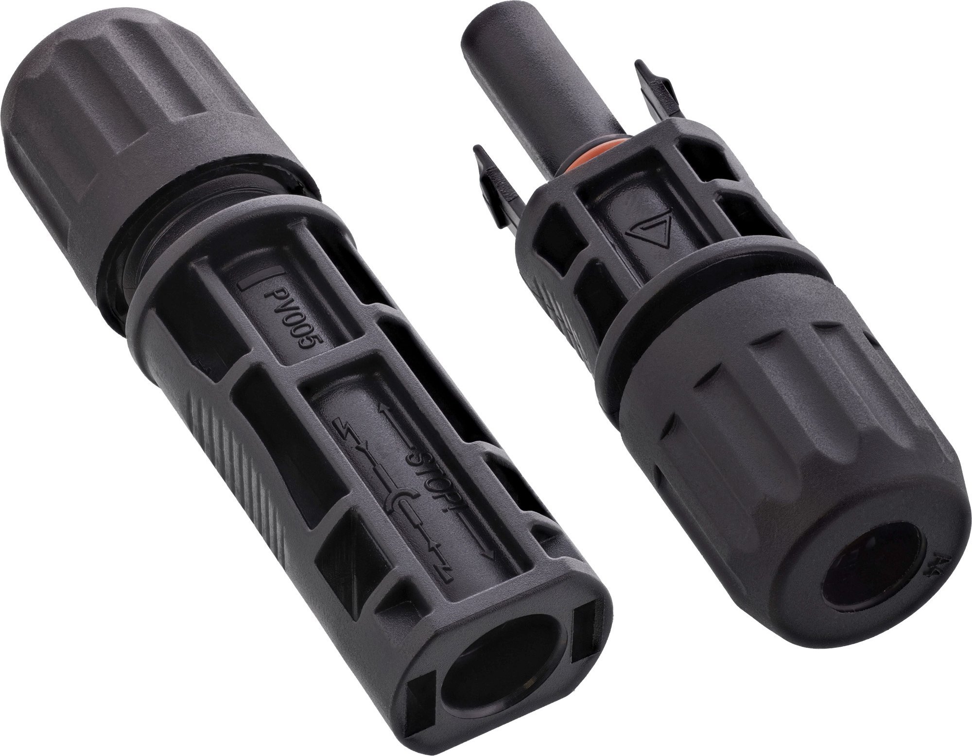 Set lidhës fotovoltaik InLine Solar, prizë dhe folje, 4–6 mm², i zi