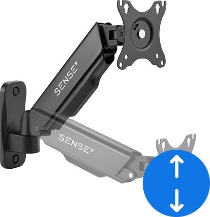 Mbajtëse muri për monitor SENSE7 HANG, 17"-32", e zezë