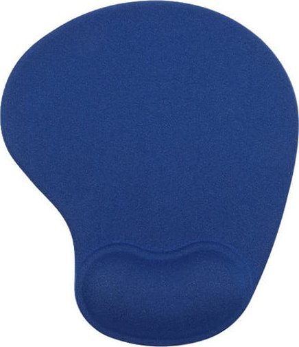 Mouse pad Powerton ERGO PALMA MINI, me xhel ergonomik, ngjyrë blu navy
