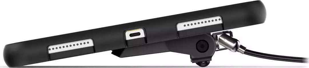 Mbështjellës tableti Compulocks iPad 10.9" 10th Gen Secured Kickstand, bumper gome, me këmbë mbajtëse, i zi