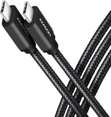 Kabllo USB Axagon BUCM3-CM30AB, USB-C në USB-C, 3 m, e zezë