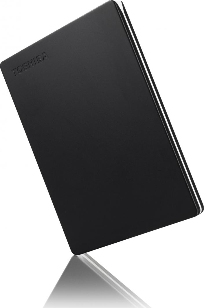 Hard disk i jashtëm Toshiba Canvio Slim, 2 TB, 2,5″, USB 3.2 Gen 1, i zi