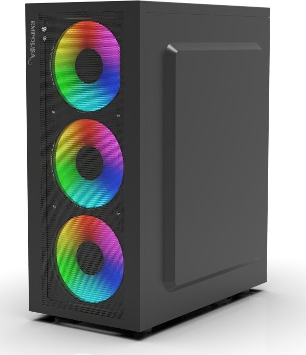 Kuti kompjuteri Inca EMG-15XN, MIDI Tower, ATX micro ATX Mini ATX, e zezë