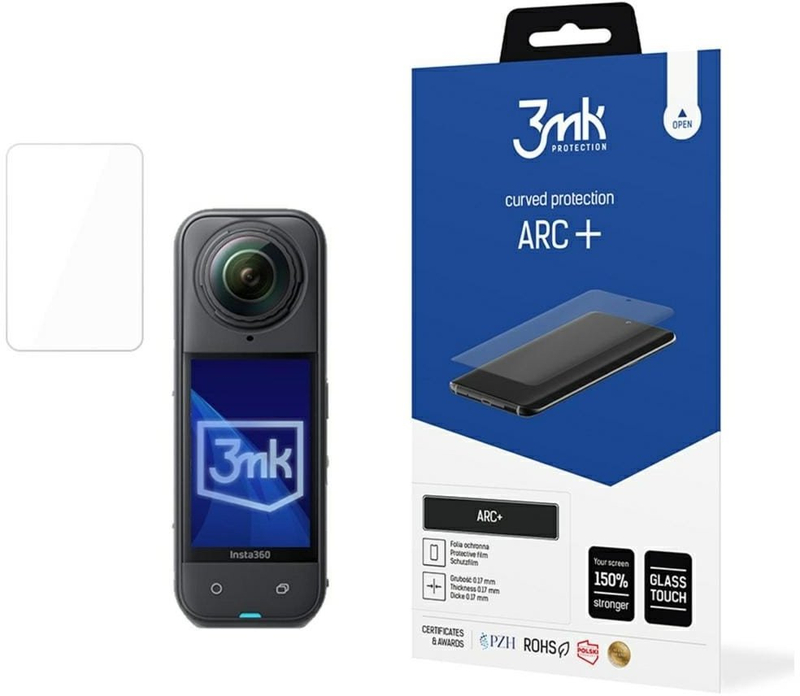 Film mbrojtës ekrani 3MK ARC Plus për Insta360 X5, transparent