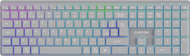 Tastierë pa tel Canyon HKB W11, 105 taste, ndriçim RGB, gri