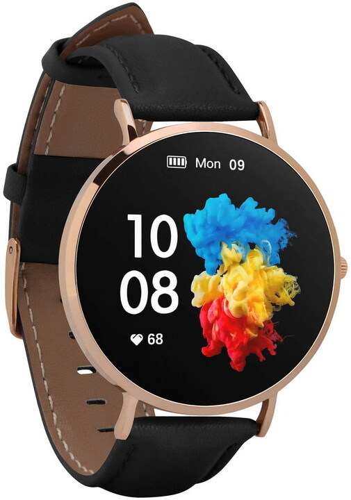 Orë e mençur Garett Smartwatch Verona, verdhë/zezë