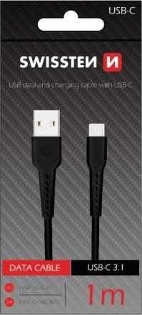 KABLLO USB-C SWISSTEN 71505530 BLACK 2