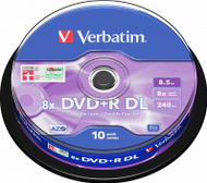 Disqe Verbatim, DVD+R DL, 8.5 GB, 10 copë