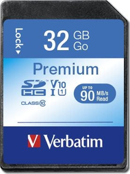 Kartë memorie Verbatim Premium SDHC, 32GB, Class 10