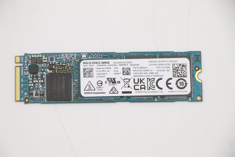 SSD Lenovo 01LX200, 256GB, M.2, PCIe 3.0 NVMe