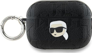 Mbulesë Karl Lagerfeld Monogram Karl Head për AirPods Pro 2, silikoni, e zezë