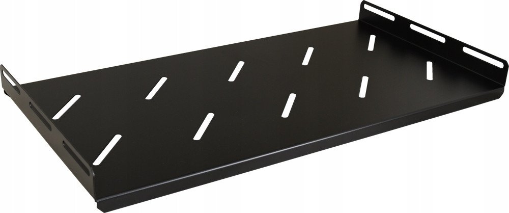 Rafth fiks PULSAR RAPS450, për kabinet RACK 19", 485×250 mm, i zi