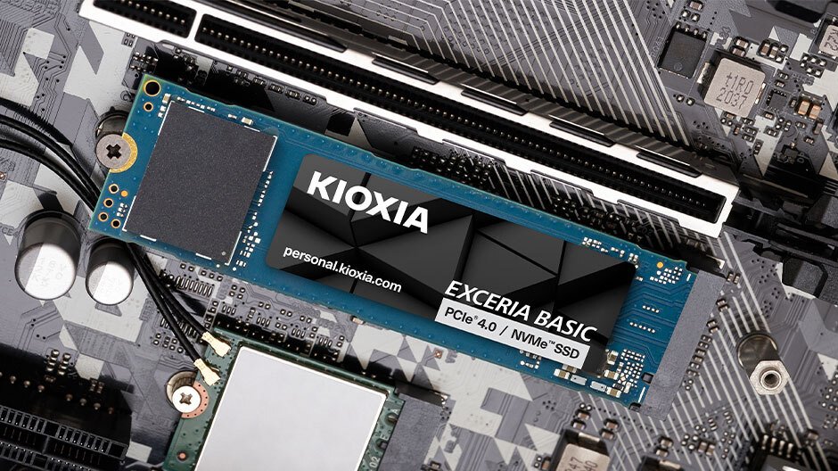 SSD NVMe KIOXIA Exceria Basic, PCIe 4.0, M.2 2280, i zi