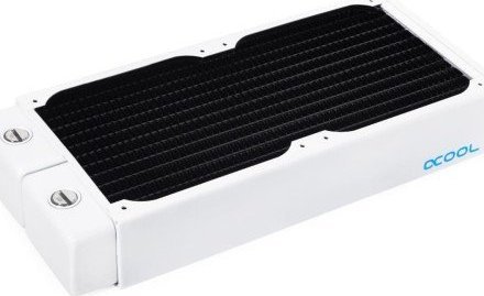 Radiator ftohës Alphacool NexXxoS XT45 V2, 240mm, bakër i plotë, i bardhë