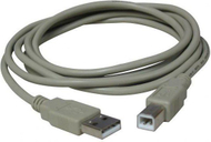 Kabllo Logo, USB-A - USB-B, 3m, i hirtë
