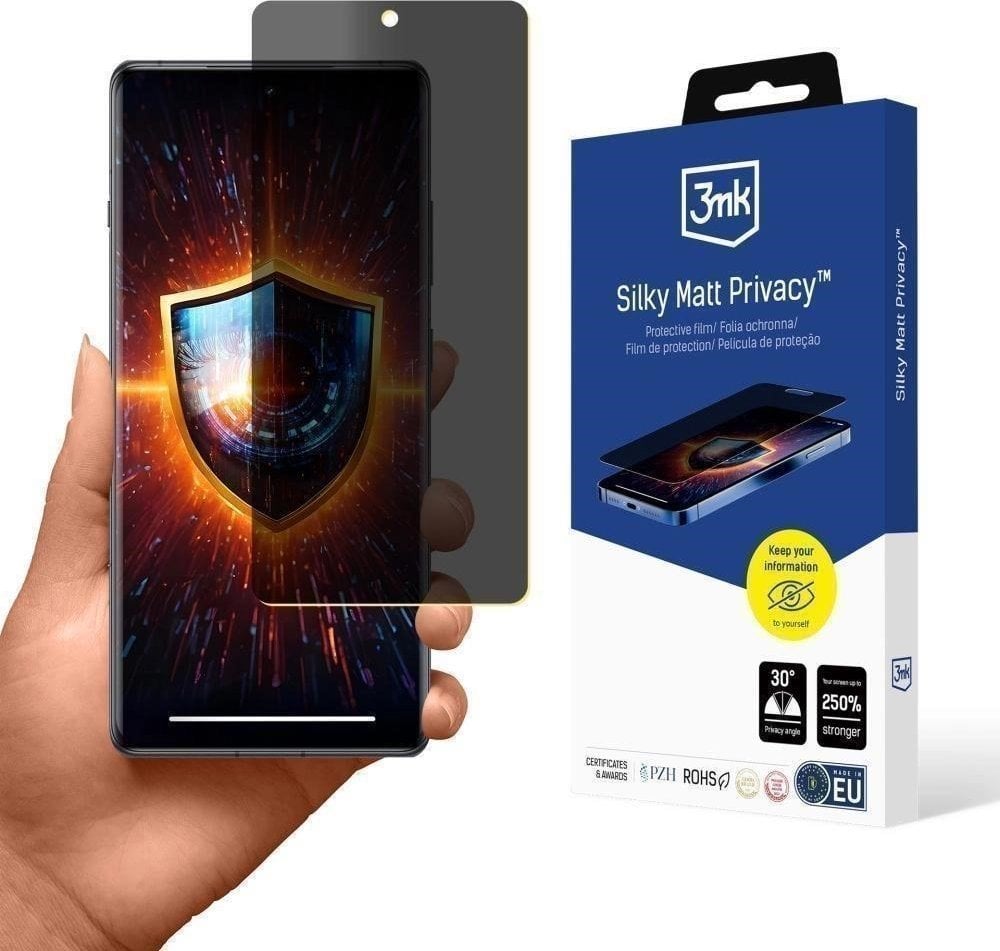 Folie mbrojtëse 3MK për Asus ROG Phone 9 9 Pro 9 FE, Silky Matt Privacy, transparente