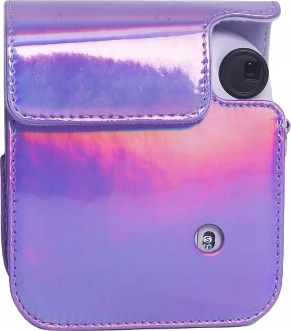 Këllëf aparati LoveInstant për Fujifilm Instax Mini 12, lëkurë eco, me rrip, lejla shkëlqyese