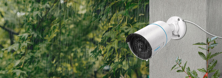 Kamerë sigurie Reolink RLC-510A, me zbulim inteligjent të lëvizjes, e bardhë