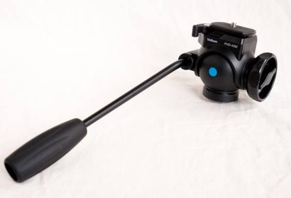 Kokë video Velbon FHD-43M V47000, fluid, kapacitet 1.5 kg, e zezë