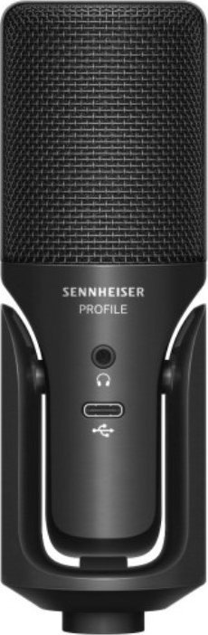 Set streaming Sennheiser Profile, mikrofon USB C, krah rregullues, i zi