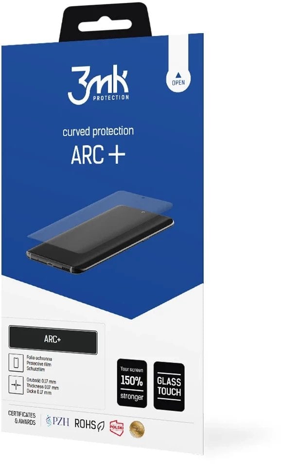 Folie mbrojtëse 3MK ARC+ Fullscreen për Xiaomi Redmi 15C, për ekran, transparente