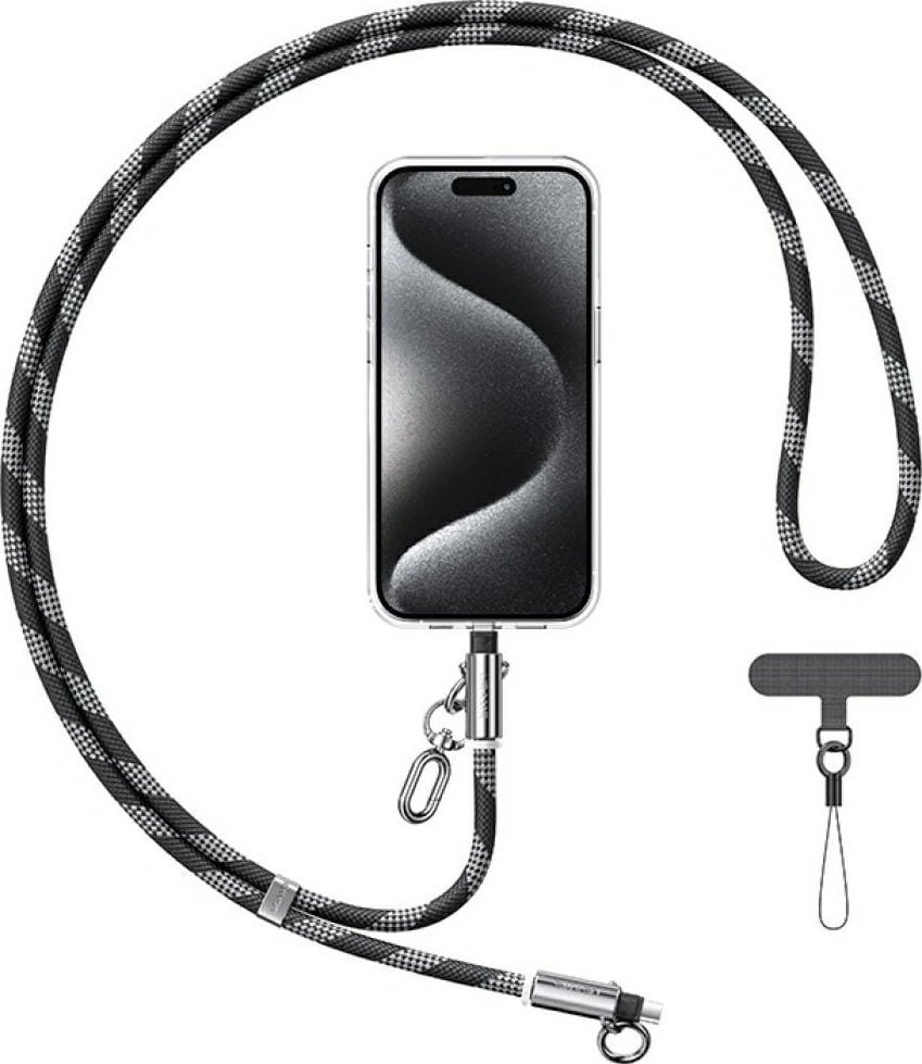 Litar telefoni me kabllo USAMS SJ745, Type C në Type C, 60W, i zi