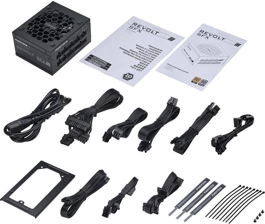 Напојување Phanteks Revolt SFX PH-P850PSF_02 SFX ATX 3.0, 850W