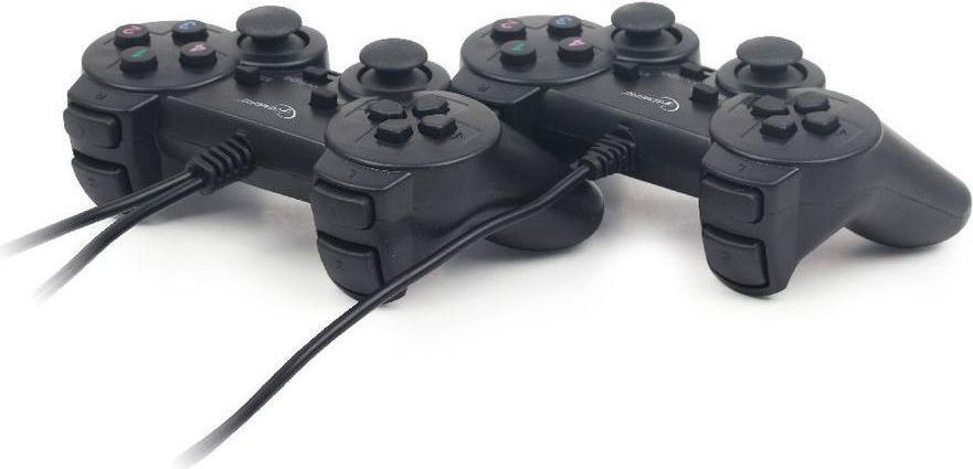 Kontroller Gembird Dual Vibration, me kabllo, i zi (JPD-UDV2-01)