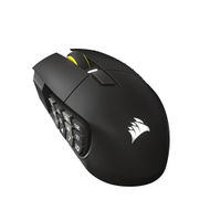Mouse gaming CORSAIR Scimitar Elite Wireless SE, pa kabllo, 16 butona programueshëm, gri metalike e zezë