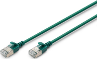Kабел за мрежа Digitus CAT 6A F FTP Slim, 3m, 10 Gbit/s, зелен
