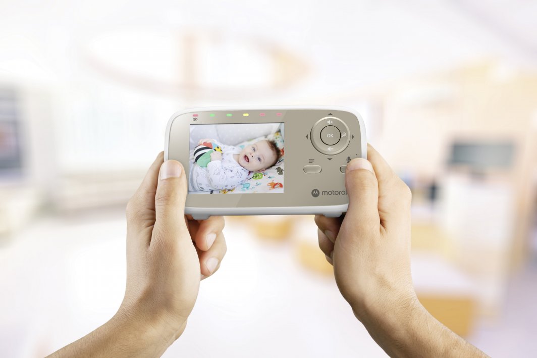 Monitor Nanny Motorola VM483, i bardhë