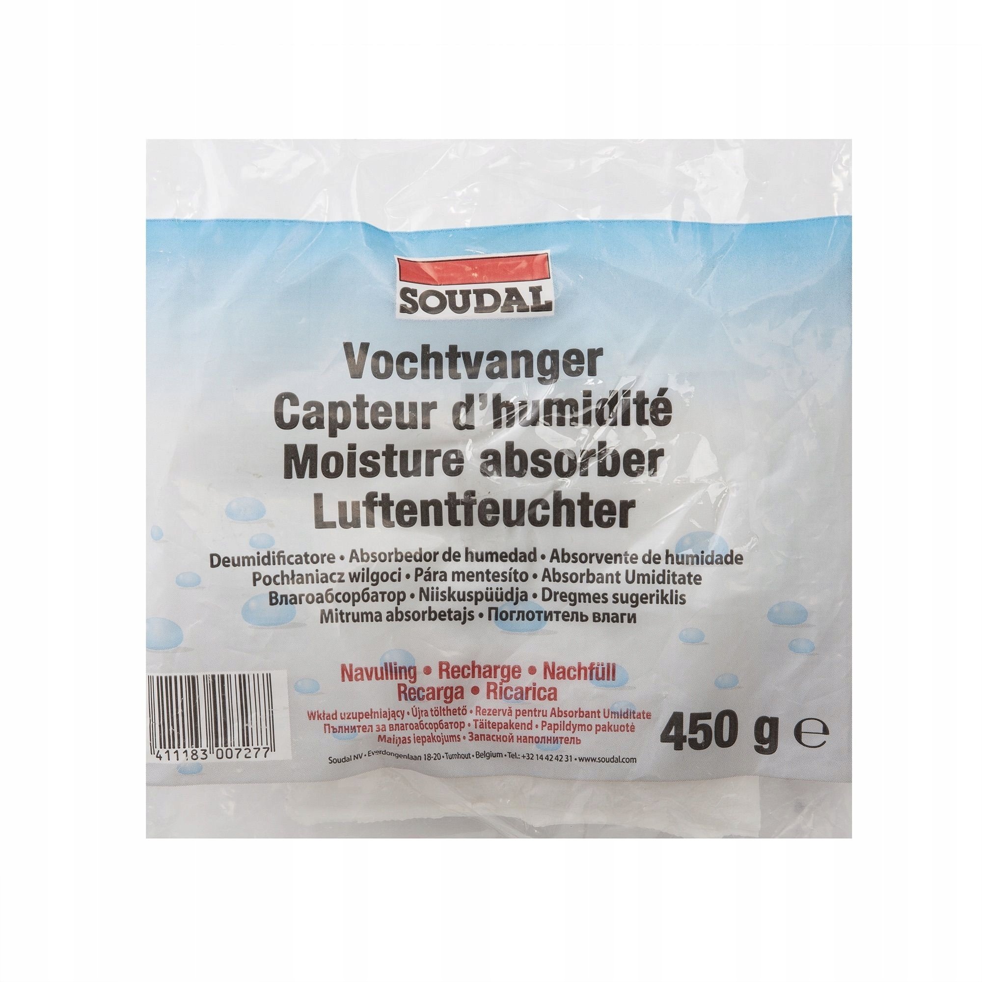 Refill për thithës lagështie, 1kg, i bardhë