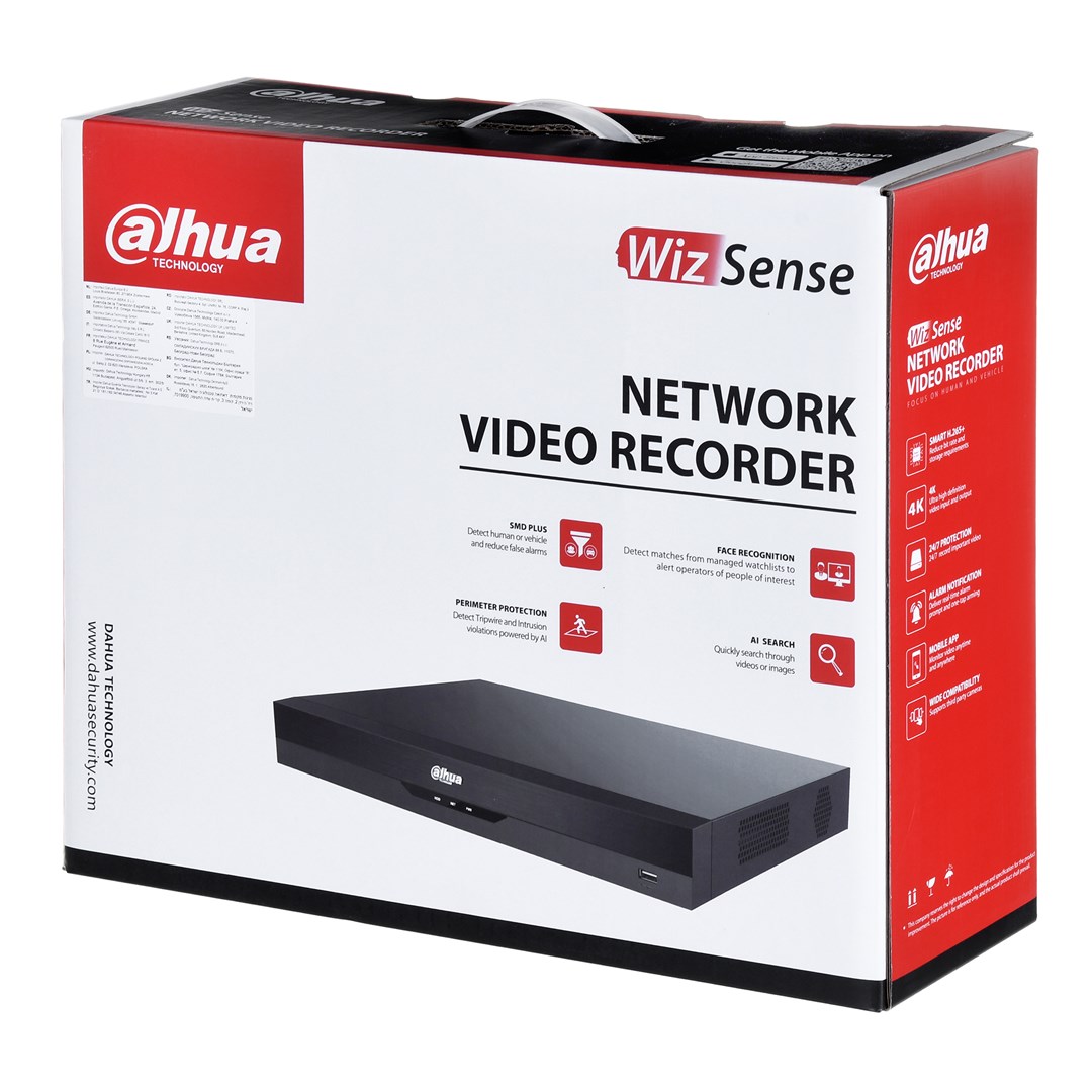 Regjistrues IP Dahua NVR4104HS-EI, 4 kanale, 16MP, i zi
