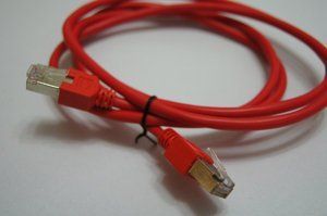 Kabllo rrjeti Telegärtner MP8 FS 600, 10 m, SFTP Cat.7, e kuqe