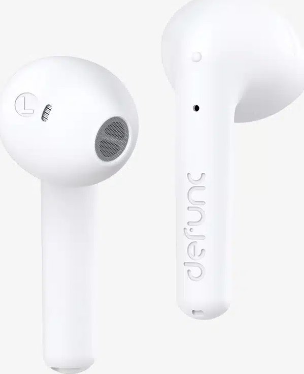 Kufje pa tela Defunc True Lite, ENC, IPX4, të bardha