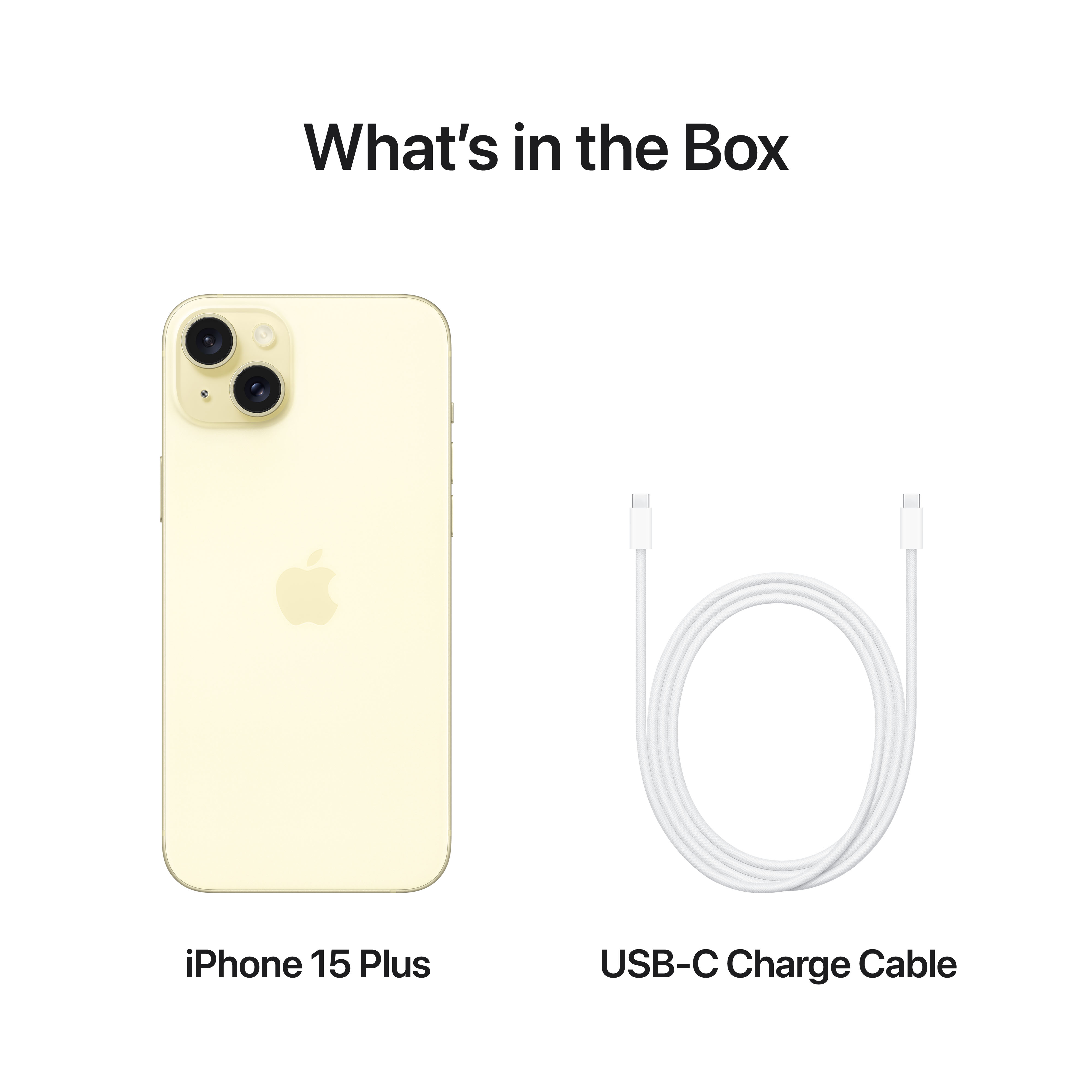 Apple iPhone 15 Plus, 128GB, Yellow