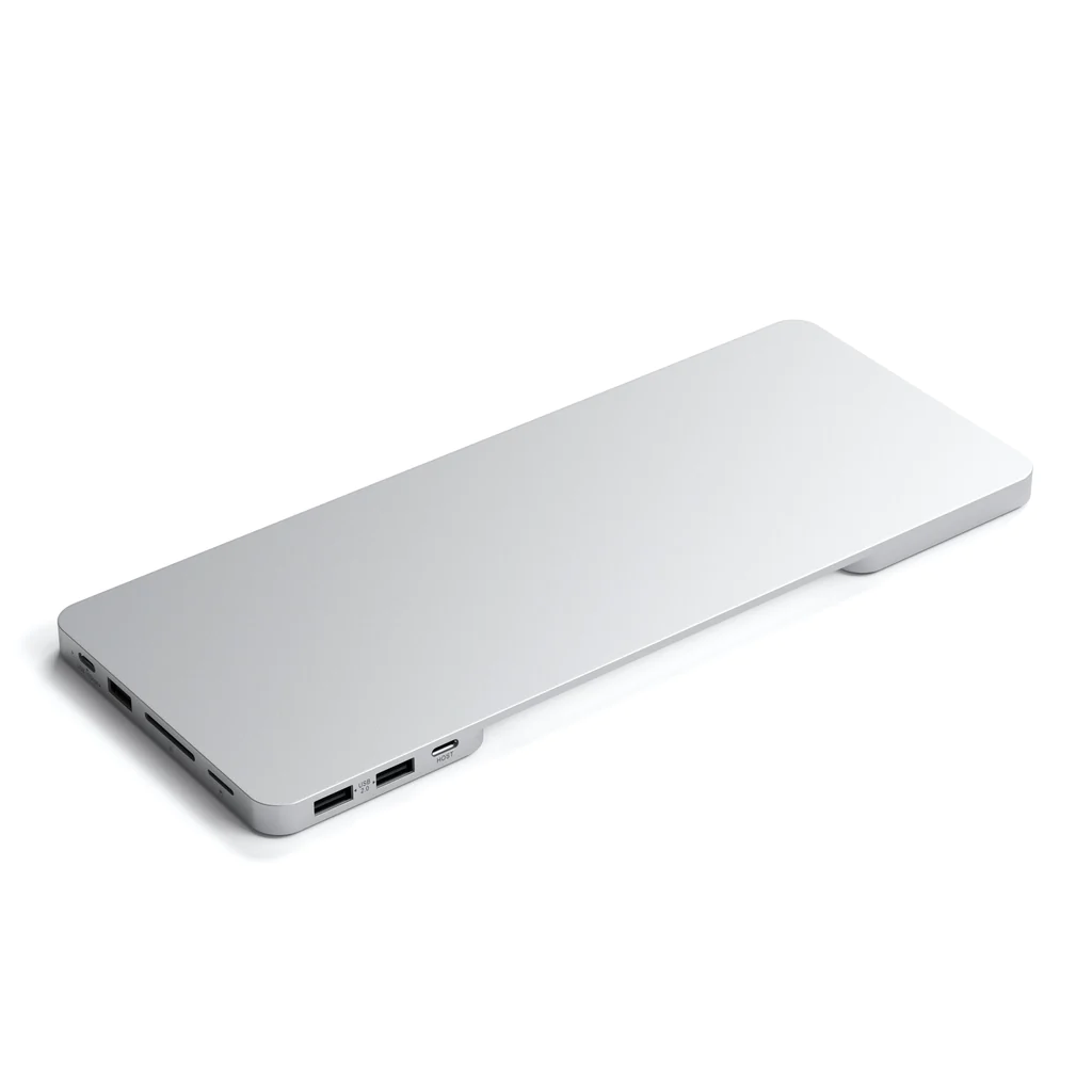 Docking station Satechi Slim USB-C për Apple iMac 24", i argjendtë