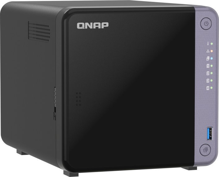 Server NAS QNAP TS-432X-4G, 4 slote, 4GB RAM, i bardhë